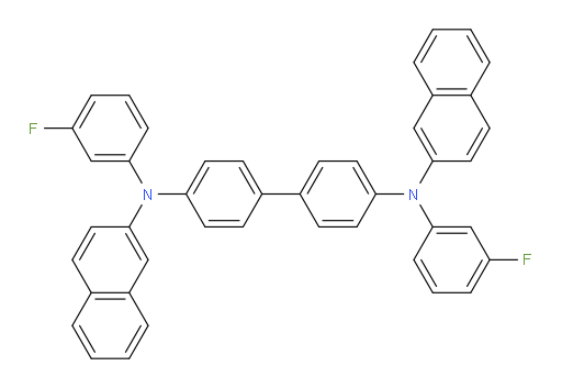 N4,N4'-bis(3-fluorophenyl)-N4,N4'-di(naphthalen-2-yl)-[1,1'-biphenyl]-4,4'-diamine
