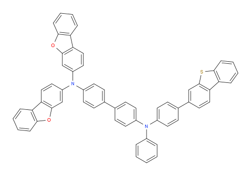 N4,N4-bis(dibenzo[b,d]furan-3-yl)-N4'-(4-(dibenzo[b,d]thiophen-3-yl)phenyl)-N4'-phenyl-[1,1'-biphenyl]-4,4'-diamine