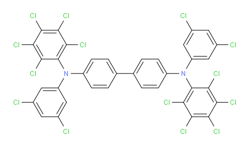 N4,N4'-bis(3,5-dichlorophenyl)-N4,N4'-bis(perchlorophenyl)-[1,1'-biphenyl]-4,4'-diamine