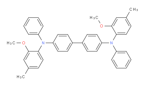 N4,N4'-bis(2-methoxy-4-methylphenyl)-N4,N4'-diphenyl-[1,1'-biphenyl]-4,4'-diamine