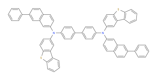 N4,N4'-bis(dibenzo[b,d]thiophen-2-yl)-N4,N4'-bis(7-phenylnaphthalen-2-yl)-[1,1'-biphenyl]-4,4'-diamine