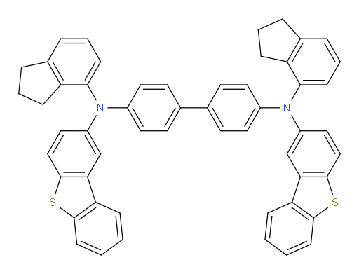 N4,N4'-bis(dibenzo[b,d]thiophen-2-yl)-N4,N4'-bis(2,3-dihydro-1H-inden-4-yl)-[1,1'-biphenyl]-4,4'-diamine