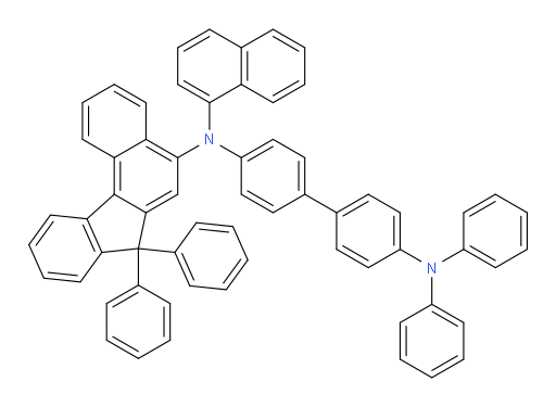 N4-(7,7-diphenyl-7H-benzo[c]fluoren-5-yl)-N4-(naphthalen-1-yl)-N4',N4'-diphenyl-[1,1'-biphenyl]-4,4'-diamine