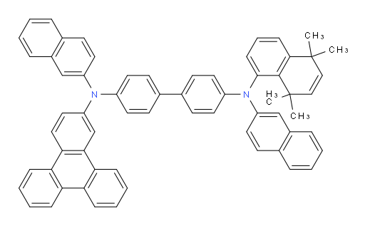 N4,N4'-di(naphthalen-2-yl)-N4-(5,5,8,8-tetramethyl-5,8-dihydronaphthalen-1-yl)-N4'-(triphenylen-2-yl)-[1,1'-biphenyl]-4,4'-diamine