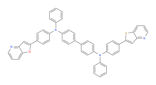 N4-(4-(furo[3,2-b]pyridin-2-yl)phenyl)-N4,N4'-diphenyl-N4'-(4-(thieno[3,2-b]pyridin-2-yl)phenyl)-[1,1'-biphenyl]-4,4'-diamine