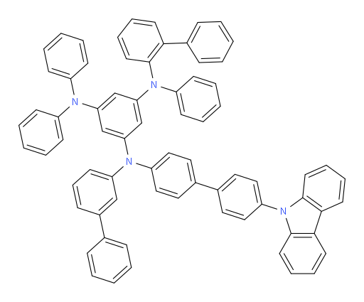 N1-(4'-(9H-carbazol-9-yl)-[1,1'-biphenyl]-4-yl)-N3-([1,1'-biphenyl]-2-yl)-N1-([1,1'-biphenyl]-3-yl)-N3,N5,N5-triphenylbenzene-1,3,5-triamine