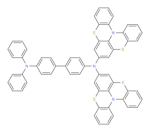 N4,N4-bis(benzo[5,6][1,4]thiazino[2,3,4-kl]phenothiazin-7-yl)-N4',N4'-diphenyl-[1,1'-biphenyl]-4,4'-diamine
