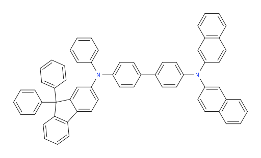 N4-(9,9-diphenyl-9H-fluoren-2-yl)-N4',N4'-di(naphthalen-2-yl)-N4-phenyl-[1,1'-biphenyl]-4,4'-diamine