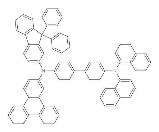 N4-(9,9-diphenyl-9H-fluoren-2-yl)-N4',N4'-di(naphthalen-1-yl)-N4-(triphenylen-2-yl)-[1,1'-biphenyl]-4,4'-diamine