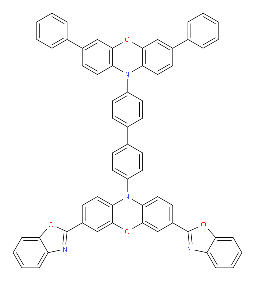 3,7-bis(benzo[d]oxazol-2-yl)-10-(4'-(3,7-diphenyl-10H-phenoxazin-10-yl)-[1,1'-biphenyl]-4-yl)-10H-phenoxazine