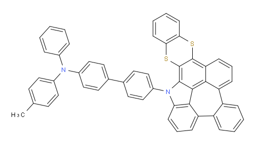 4'-(17H-11,16-dithia-17-azadibenzo[3,4:5,6]azuleno[7,8,1-def]tetraphen-17-yl)-N-phenyl-N-(p-tolyl)-[1,1'-biphenyl]-4-amine