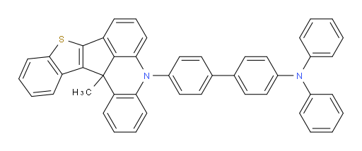 4'-(13c-methylbenzo[4',5']thieno[3',2':4,5]cyclopenta[1,2,3-kl]acridin-5(13cH)-yl)-N,N-diphenyl-[1,1'-biphenyl]-4-amine