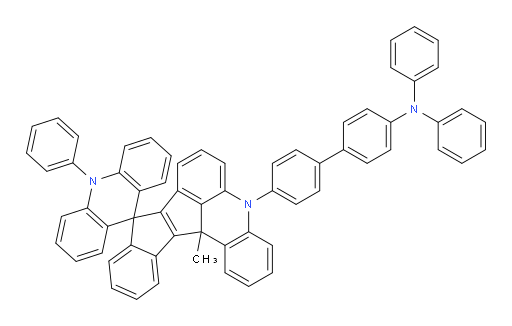 4'-(13c'-methyl-10-phenyl-10H-spiro[acridine-9,9'-benzo[4,5]pentaleno[1,2,3-kl]acridine]-5'(13c'H)-yl)-N,N-diphenyl-[1,1'-biphenyl]-4-amine