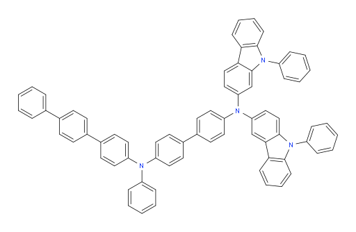 N4-([1,1':4',1''-terphenyl]-4-yl)-N4-phenyl-N4'-(9-phenyl-9H-carbazol-2-yl)-N4'-(9-phenyl-9H-carbazol-3-yl)-[1,1'-biphenyl]-4,4'-diamine