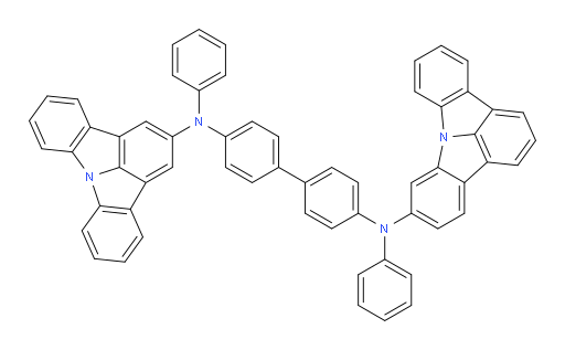 N4-(indolo[3,2,1-jk]carbazol-2-yl)-N4'-(indolo[3,2,1-jk]carbazol-6-yl)-N4,N4'-diphenyl-[1,1'-biphenyl]-4,4'-diamine