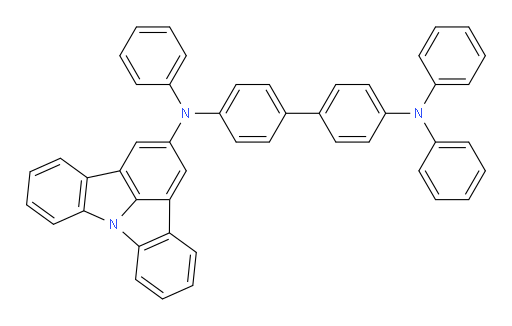N4-(indolo[3,2,1-jk]carbazol-2-yl)-N4,N4',N4'-triphenyl-[1,1'-biphenyl]-4,4'-diamine