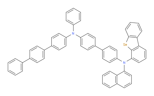 N4-([1,1':4',1''-terphenyl]-4-yl)-N4'-(dibenzo[b,d]selenophen-4-yl)-N4'-(naphthalen-1-yl)-N4-phenyl-[1,1'-biphenyl]-4,4'-diamine