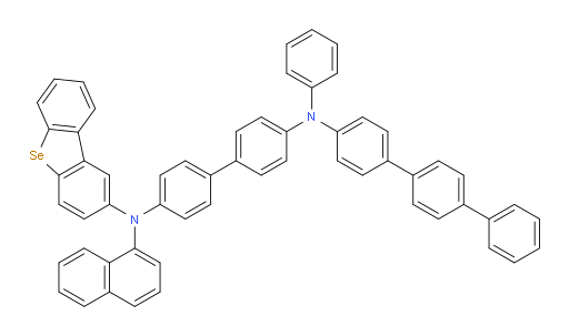 N4-([1,1':4',1''-terphenyl]-4-yl)-N4'-(dibenzo[b,d]selenophen-2-yl)-N4'-(naphthalen-1-yl)-N4-phenyl-[1,1'-biphenyl]-4,4'-diamine