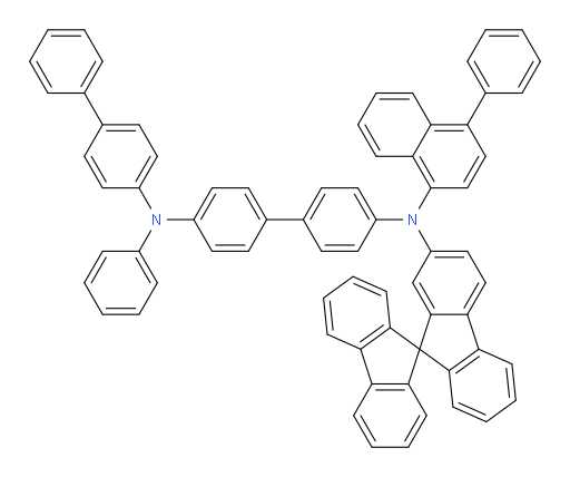 N4-(9,9'-spirobi[fluoren]-7-yl)-N4'-([1,1'-biphenyl]-4-yl)-N4'-phenyl-N4-(4-phenylnaphthalen-1-yl)-[1,1'-biphenyl]-4,4'-diamine