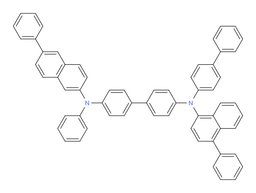 N4-([1,1'-biphenyl]-4-yl)-N4'-phenyl-N4-(4-phenylnaphthalen-1-yl)-N4'-(6-phenylnaphthalen-2-yl)-[1,1'-biphenyl]-4,4'-diamine