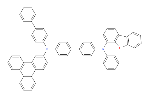 N4-([1,1'-biphenyl]-4-yl)-N4'-(dibenzo[b,d]furan-4-yl)-N4'-phenyl-N4-(triphenylen-2-yl)-[1,1'-biphenyl]-4,4'-diamine