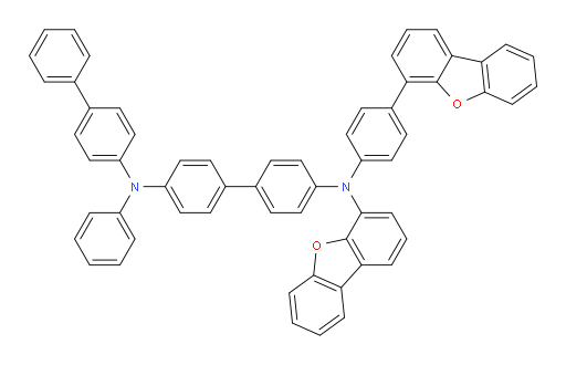 N4-([1,1'-biphenyl]-4-yl)-N4'-(dibenzo[b,d]furan-4-yl)-N4'-(4-(dibenzo[b,d]furan-4-yl)phenyl)-N4-phenyl-[1,1'-biphenyl]-4,4'-diamine