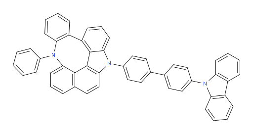 16-(4'-(9H-carbazol-9-yl)-[1,1'-biphenyl]-4-yl)-9-phenyl-9H-1,15-epiminodibenzo[e,g]naphtho[1,8-bc]azocine