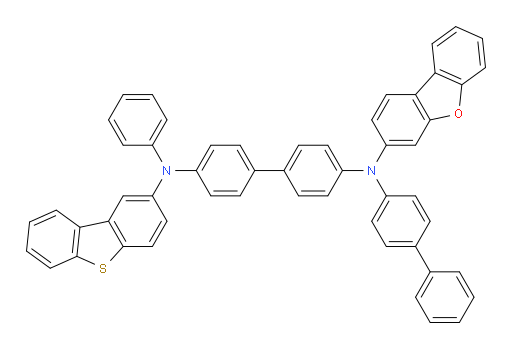N4-([1,1'-biphenyl]-4-yl)-N4-(dibenzo[b,d]furan-3-yl)-N4'-(dibenzo[b,d]thiophen-2-yl)-N4'-phenyl-[1,1'-biphenyl]-4,4'-diamine