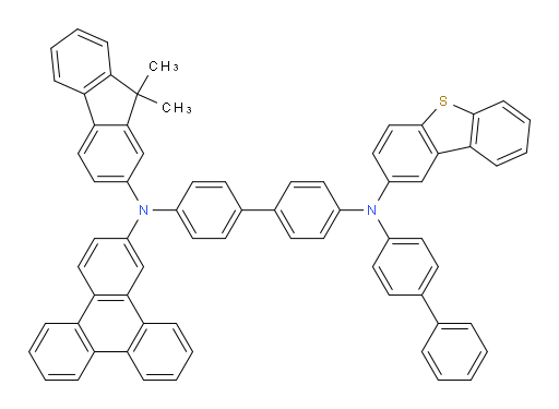 N4-([1,1'-biphenyl]-4-yl)-N4-(dibenzo[b,d]thiophen-2-yl)-N4'-(9,9-dimethyl-9H-fluoren-2-yl)-N4'-(triphenylen-2-yl)-[1,1'-biphenyl]-4,4'-diamine