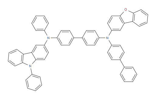 N4-([1,1'-biphenyl]-4-yl)-N4-(dibenzo[b,d]furan-2-yl)-N4'-phenyl-N4'-(9-phenyl-9H-carbazol-3-yl)-[1,1'-biphenyl]-4,4'-diamine