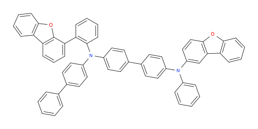 N4-([1,1'-biphenyl]-4-yl)-N4'-(dibenzo[b,d]furan-2-yl)-N4-(2-(dibenzo[b,d]furan-4-yl)phenyl)-N4'-phenyl-[1,1'-biphenyl]-4,4'-diamine