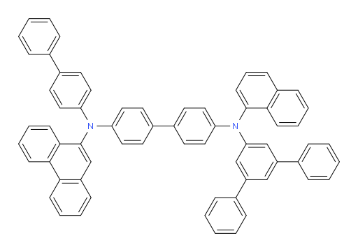 N4-([1,1'-biphenyl]-4-yl)-N4'-([1,1':3',1''-terphenyl]-5'-yl)-N4'-(naphthalen-1-yl)-N4-(phenanthren-9-yl)-[1,1'-biphenyl]-4,4'-diamine
