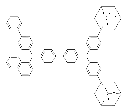 N4-([1,1'-biphenyl]-4-yl)-N4',N4'-bis(4-(adamantan-1-yl)phenyl)-N4-(naphthalen-1-yl)-[1,1'-biphenyl]-4,4'-diamine