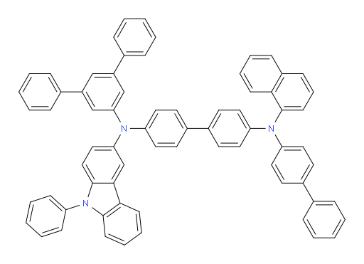N4-([1,1'-biphenyl]-4-yl)-N4'-([1,1':3',1''-terphenyl]-5'-yl)-N4-(naphthalen-1-yl)-N4'-(9-phenyl-9H-carbazol-3-yl)-[1,1'-biphenyl]-4,4'-diamine