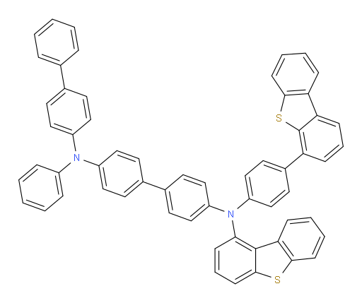 N4-([1,1'-biphenyl]-4-yl)-N4'-(dibenzo[b,d]thiophen-1-yl)-N4'-(4-(dibenzo[b,d]thiophen-4-yl)phenyl)-N4-phenyl-[1,1'-biphenyl]-4,4'-diamine