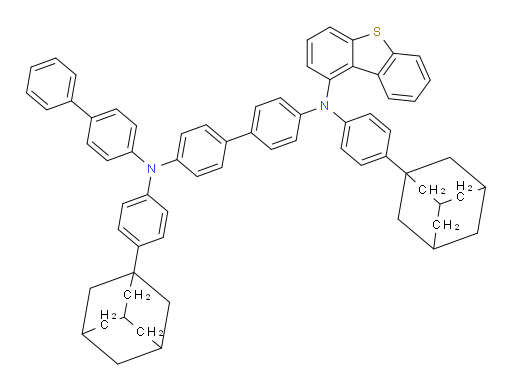 N4-([1,1'-biphenyl]-4-yl)-N4,N4'-bis(4-(adamantan-1-yl)phenyl)-N4'-(dibenzo[b,d]thiophen-1-yl)-[1,1'-biphenyl]-4,4'-diamine