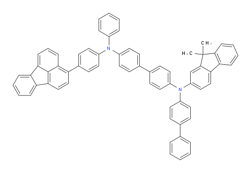N4-([1,1'-biphenyl]-4-yl)-N4-(9,9-dimethyl-9H-fluoren-2-yl)-N4'-(4-(fluoranthen-3-yl)phenyl)-N4'-phenyl-[1,1'-biphenyl]-4,4'-diamine