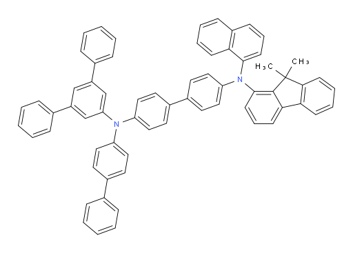 N4-([1,1'-biphenyl]-4-yl)-N4-([1,1':3',1''-terphenyl]-5'-yl)-N4'-(9,9-dimethyl-9H-fluoren-1-yl)-N4'-(naphthalen-1-yl)-[1,1'-biphenyl]-4,4'-diamine