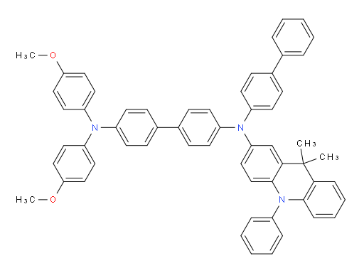 N4-([1,1'-biphenyl]-4-yl)-N4-(9,9-dimethyl-10-phenyl-9,10-dihydroacridin-2-yl)-N4',N4'-bis(4-methoxyphenyl)-[1,1'-biphenyl]-4,4'-diamine