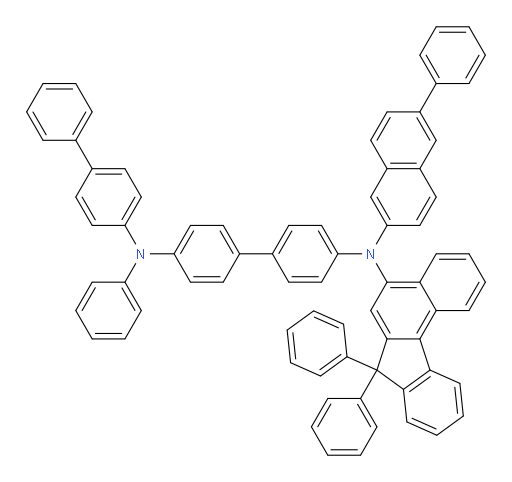 N4-([1,1'-biphenyl]-4-yl)-N4'-(7,7-diphenyl-7H-benzo[c]fluoren-5-yl)-N4-phenyl-N4'-(6-phenylnaphthalen-2-yl)-[1,1'-biphenyl]-4,4'-diamine