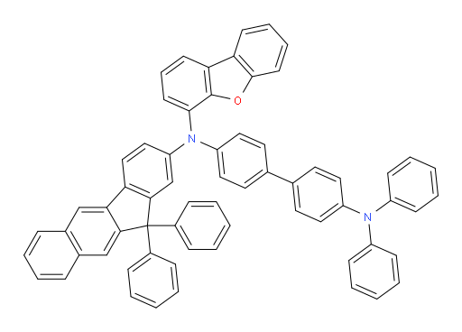 N4-(dibenzo[b,d]furan-4-yl)-N4-(11,11-diphenyl-11H-benzo[b]fluoren-2-yl)-N4',N4'-diphenyl-[1,1'-biphenyl]-4,4'-diamine