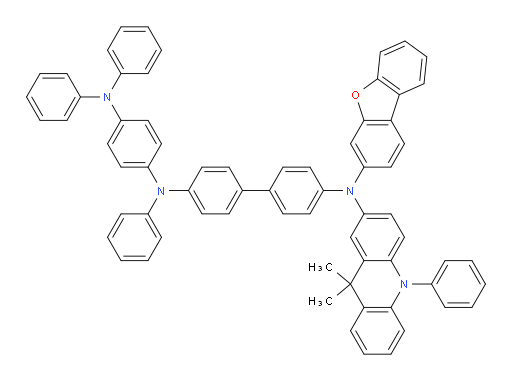 N4-(dibenzo[b,d]furan-3-yl)-N4-(9,9-dimethyl-10-phenyl-9,10-dihydroacridin-2-yl)-N4'-(4-(diphenylamino)phenyl)-N4'-phenyl-[1,1'-biphenyl]-4,4'-diamine