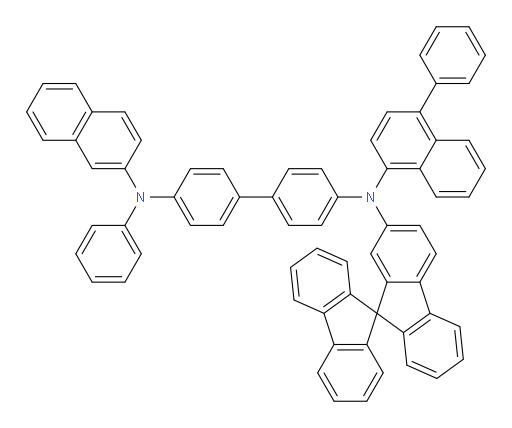 N4-(9,9'-spirobi[fluoren]-7-yl)-N4'-(naphthalen-2-yl)-N4'-phenyl-N4-(4-phenylnaphthalen-1-yl)-[1,1'-biphenyl]-4,4'-diamine