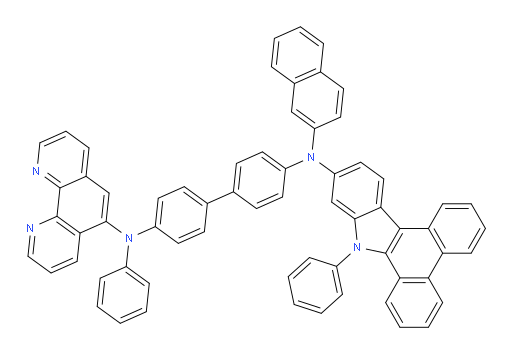 N4-(naphthalen-2-yl)-N4'-(1,10-phenanthrolin-5-yl)-N4'-phenyl-N4-(9-phenyl-9H-dibenzo[a,c]carbazol-11-yl)-[1,1'-biphenyl]-4,4'-diamine