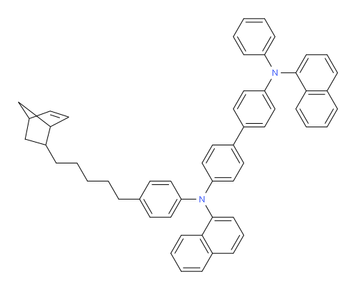 N4-(4-(5-(bicyclo[2.2.1]hept-5-en-2-yl)pentyl)phenyl)-N4,N4'-di(naphthalen-1-yl)-N4'-phenyl-[1,1'-biphenyl]-4,4'-diamine