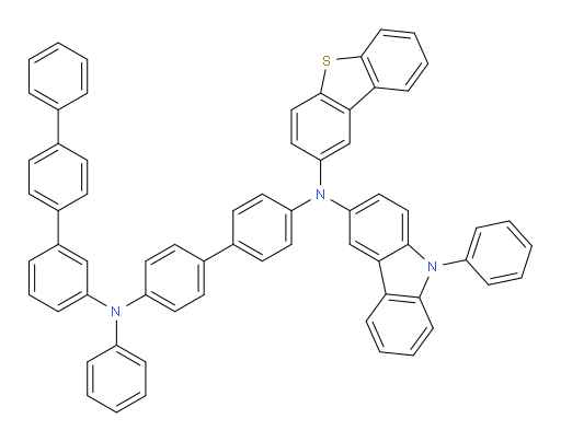N4-([1,1':4',1''-terphenyl]-3-yl)-N4'-(dibenzo[b,d]thiophen-2-yl)-N4-phenyl-N4'-(9-phenyl-9H-carbazol-3-yl)-[1,1'-biphenyl]-4,4'-diamine