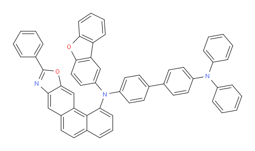 N4-(dibenzo[b,d]furan-2-yl)-N4',N4'-diphenyl-N4-(9-phenylphenanthro[2,3-d]oxazol-1-yl)-[1,1'-biphenyl]-4,4'-diamine