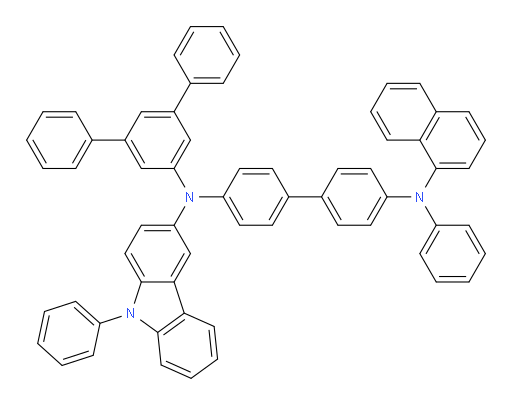 N4-([1,1':3',1''-terphenyl]-5'-yl)-N4'-(naphthalen-1-yl)-N4'-phenyl-N4-(9-phenyl-9H-carbazol-3-yl)-[1,1'-biphenyl]-4,4'-diamine