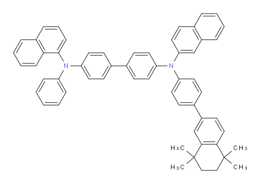 N4-(naphthalen-1-yl)-N4'-(naphthalen-2-yl)-N4-phenyl-N4'-(4-(5,5,8,8-tetramethyl-5,6,7,8-tetrahydronaphthalen-2-yl)phenyl)-[1,1'-biphenyl]-4,4'-diamine
