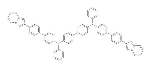 N4,N4'-diphenyl-N4,N4'-bis(4'-(pyrrolo[1,2-b]pyridazin-6-yl)-[1,1'-biphenyl]-4-yl)-[1,1'-biphenyl]-4,4'-diamine